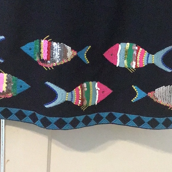 NWT Beautiful sequins fish dress 14P - Picture 5 of 8